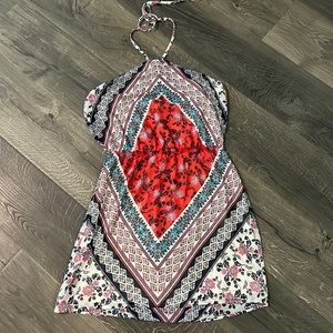 Express Halter Hanker-chief dress